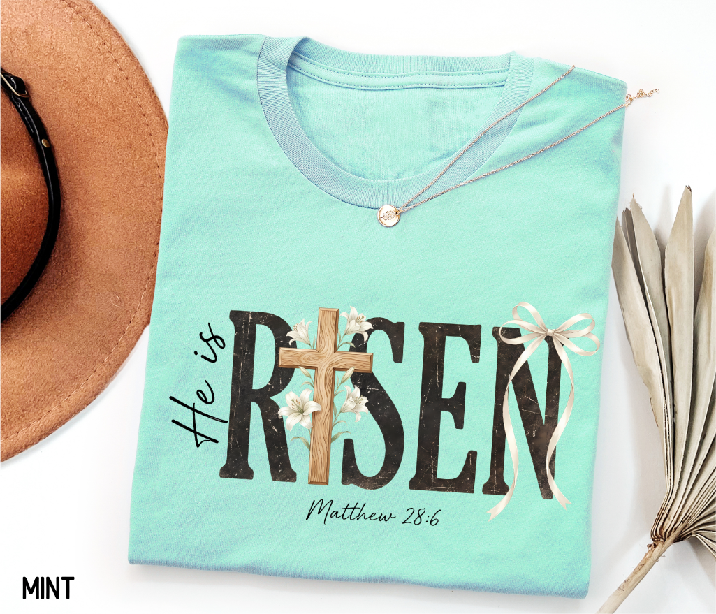 He Is Risen Adult T-shirt