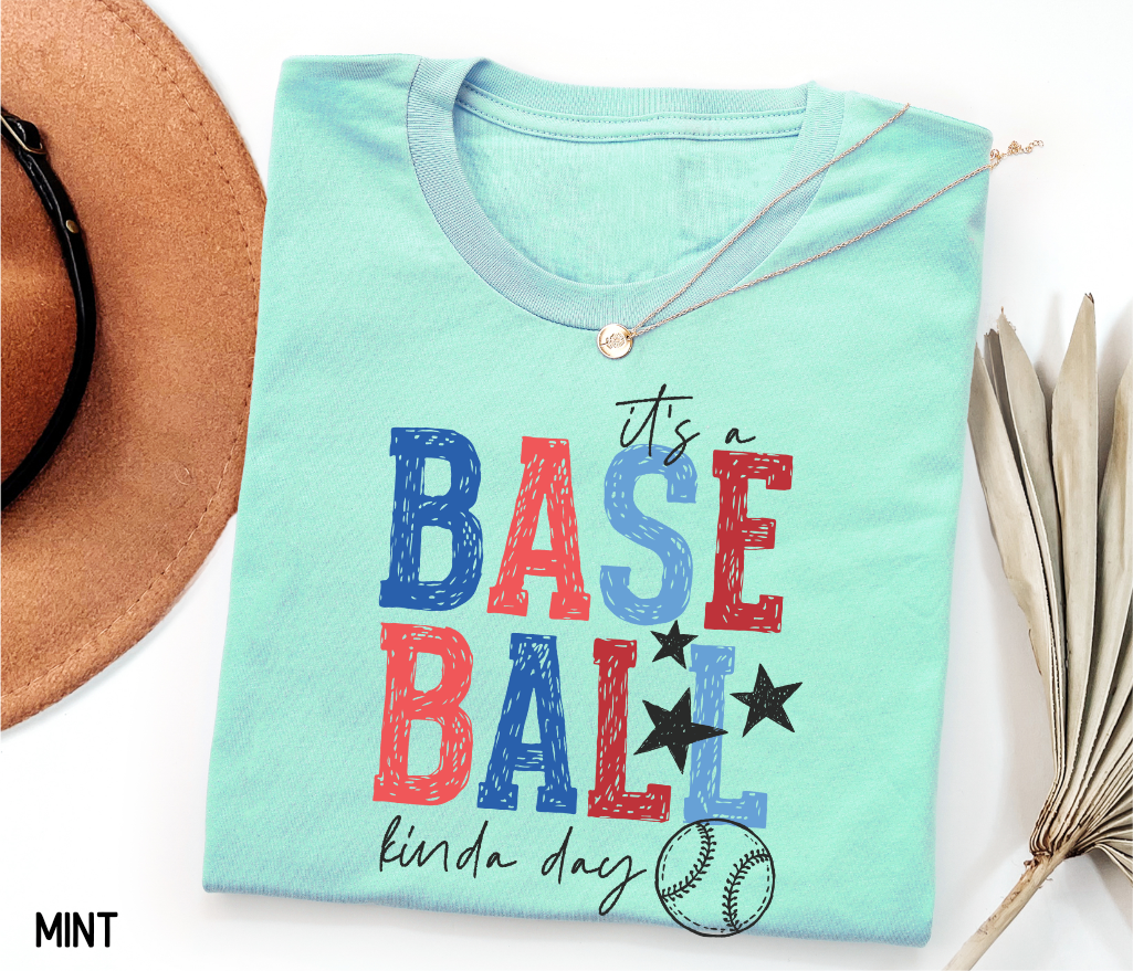 It's a Baseball Kinda Day Adult T-shirt