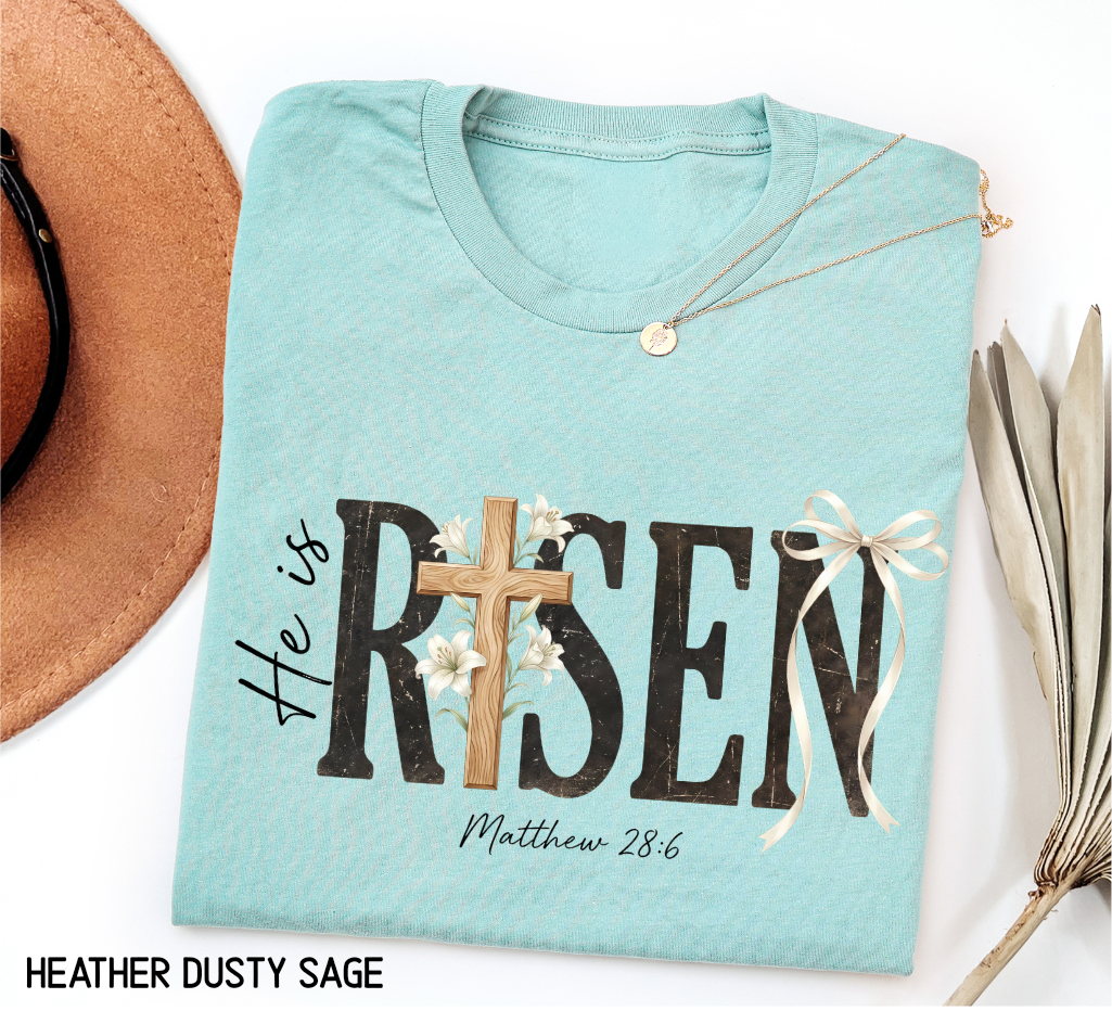 He Is Risen Adult T-shirt