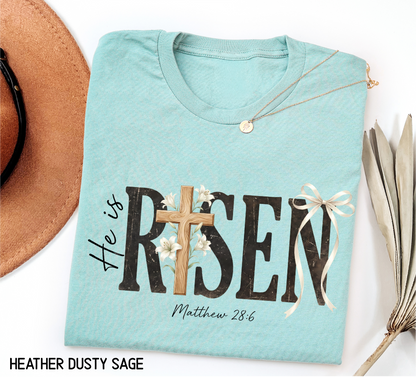 He Is Risen Adult T-shirt