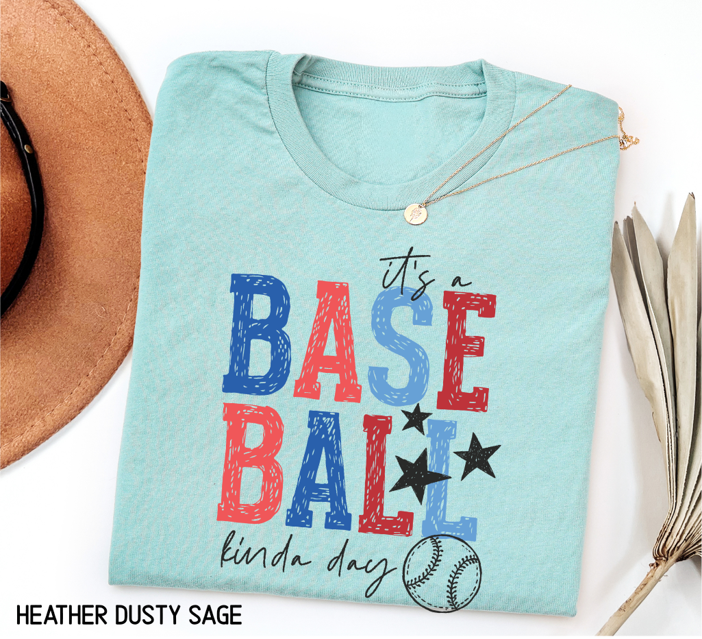 It's a Baseball Kinda Day Adult T-shirt