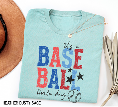 It's a Baseball Kinda Day Adult T-shirt