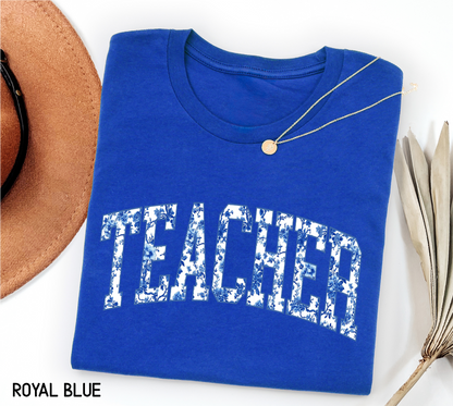 Toile Teacher Adult T-shirt