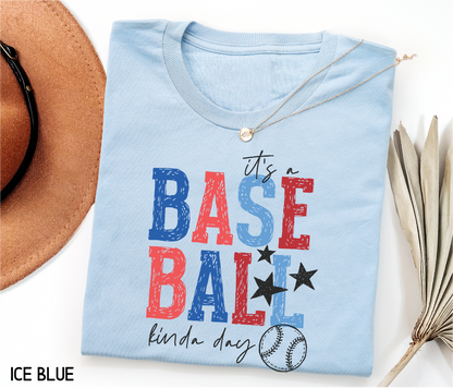 It's a Baseball Kinda Day Adult T-shirt