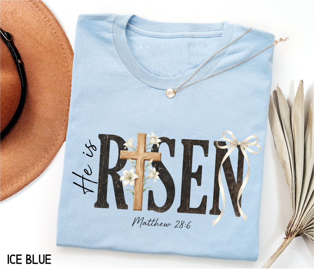 He Is Risen Adult T-shirt