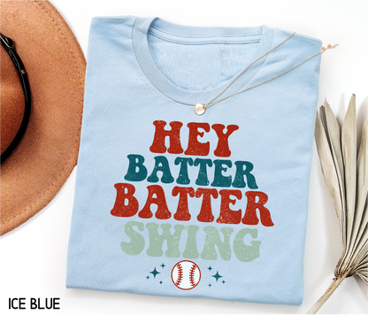 Hey Batter Batter Swing Adult T-shirt