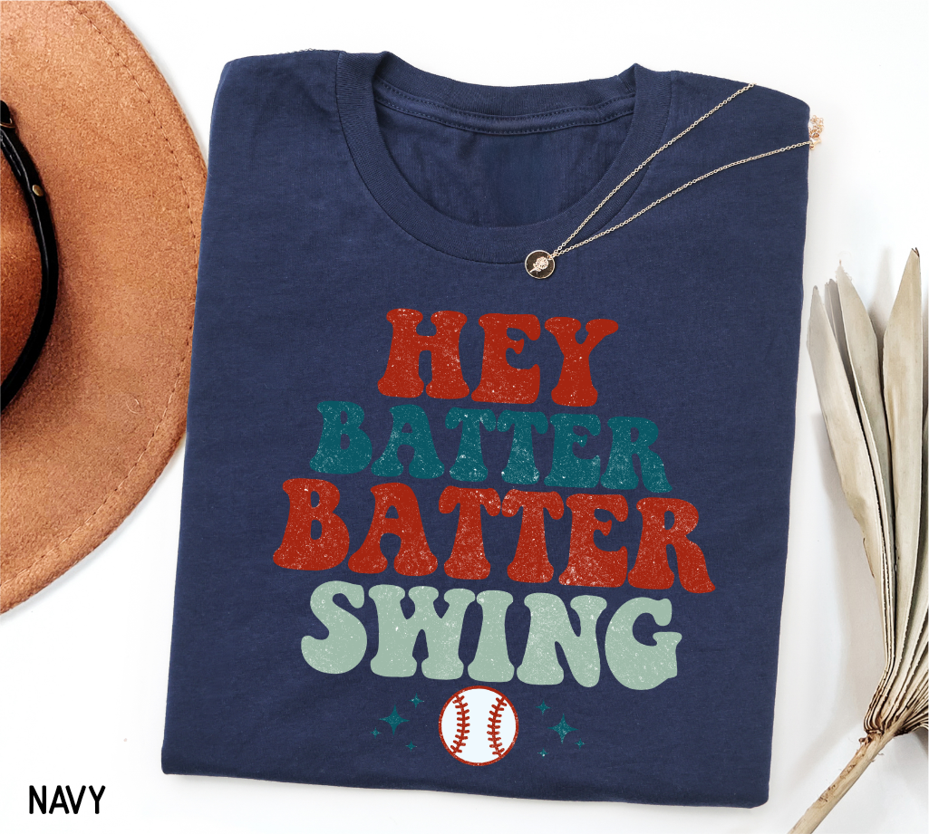 Hey Batter Batter Swing Adult T-shirt