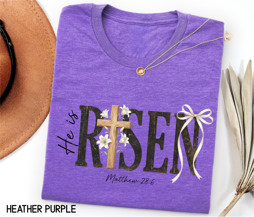 He Is Risen Adult T-shirt