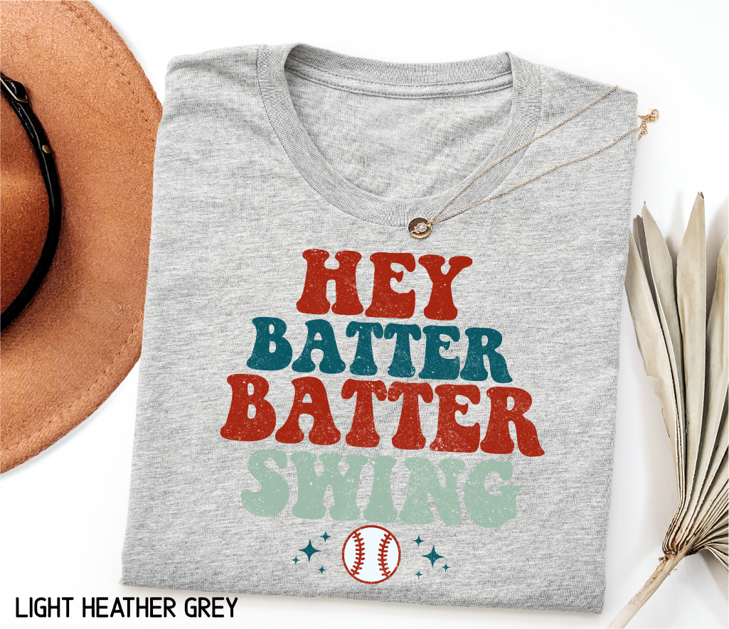 Hey Batter Batter Swing Adult T-shirt