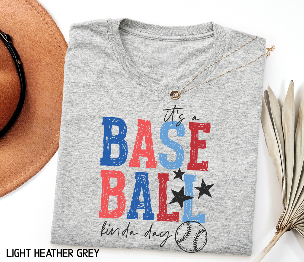 It's a Baseball Kinda Day Adult T-shirt