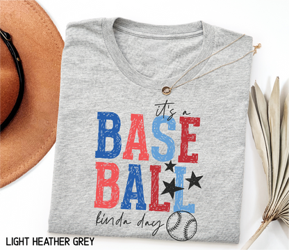 It's a Baseball Kinda Day Adult T-shirt