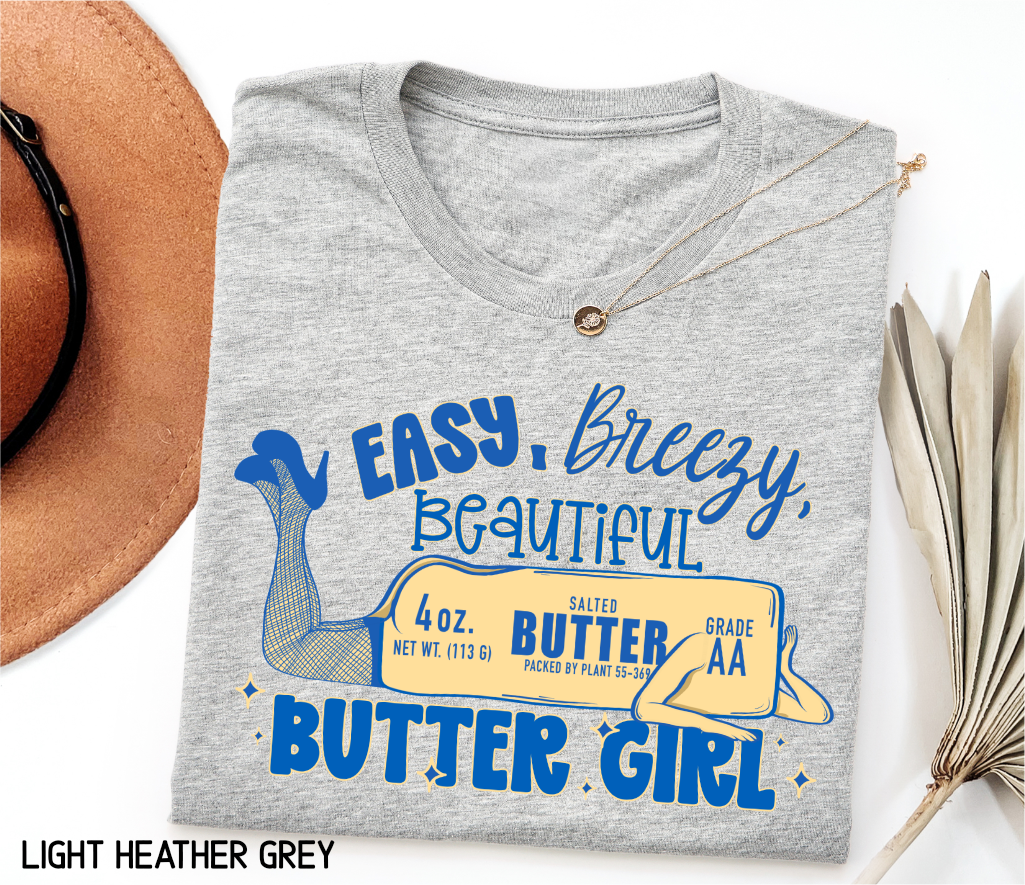 Butter Girl Adult T-shirt