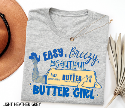 Butter Girl Adult T-shirt
