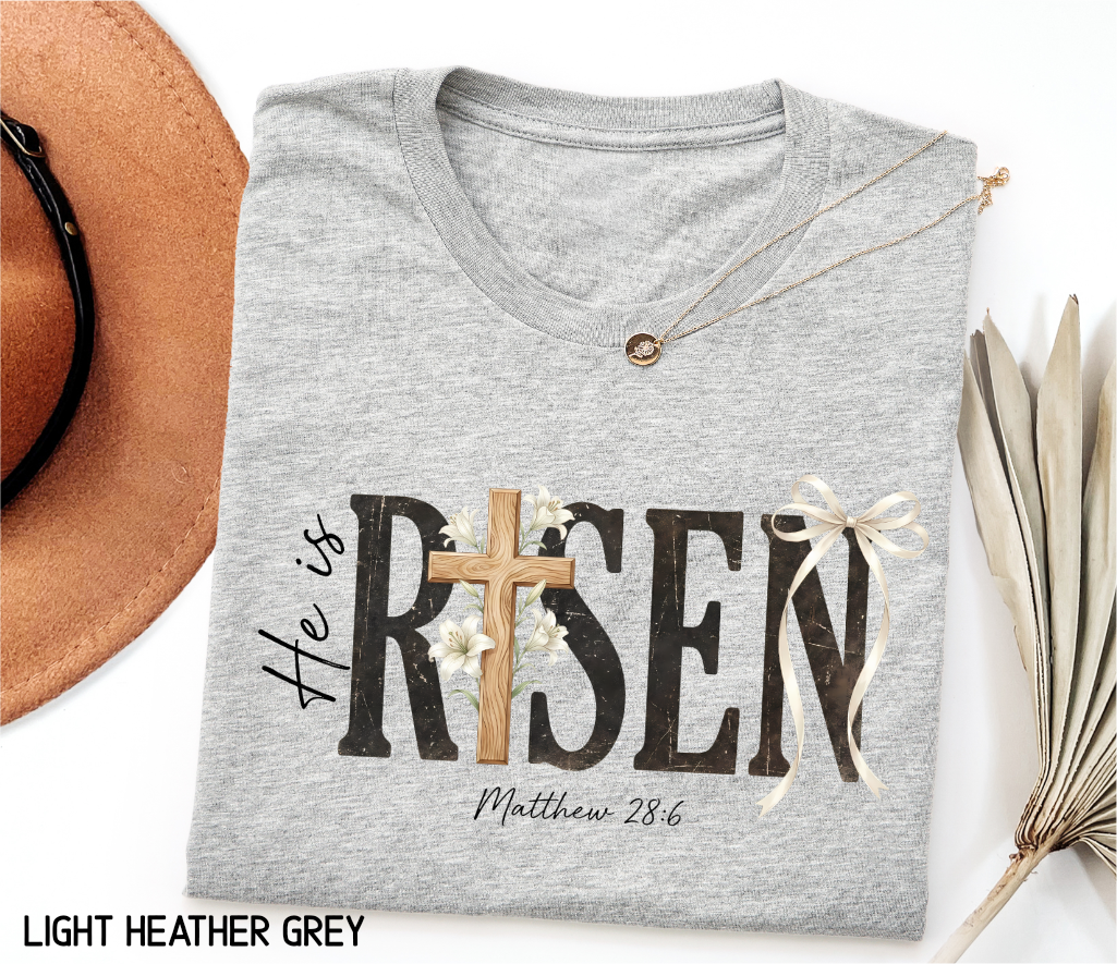 He Is Risen Adult T-shirt