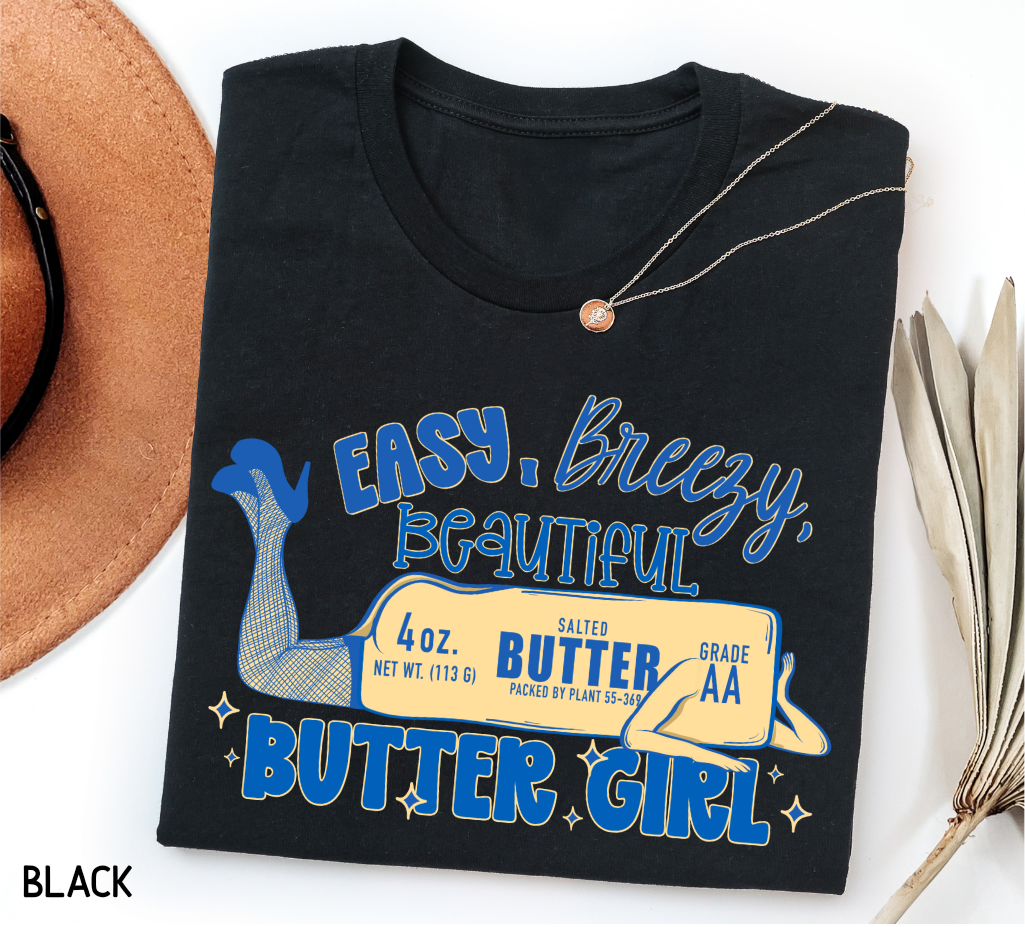 Butter Girl Adult T-shirt