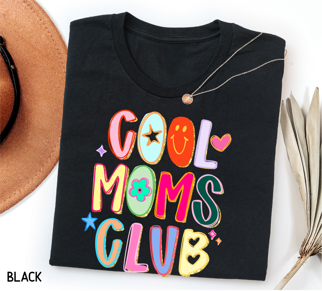 Cool Moms Club Adult T-shirt
