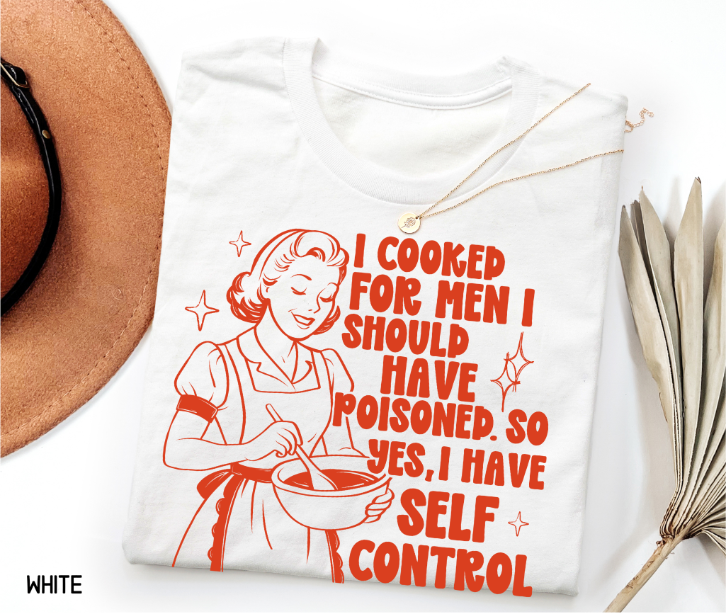 I Cooked for Men Adult T-shirt