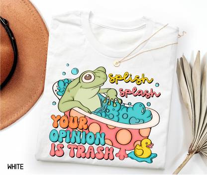 Splish Splash Adult T-shirt