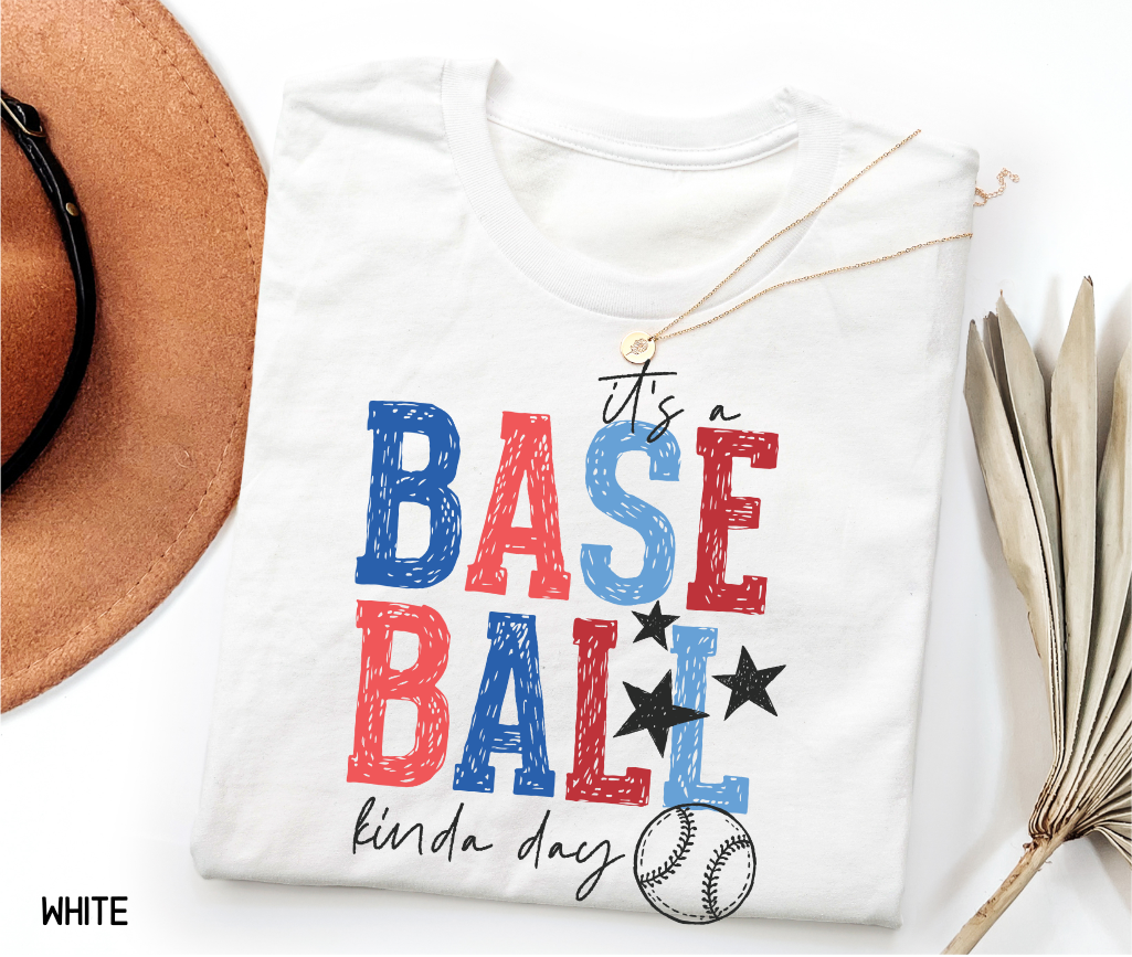 It's a Baseball Kinda Day Adult T-shirt