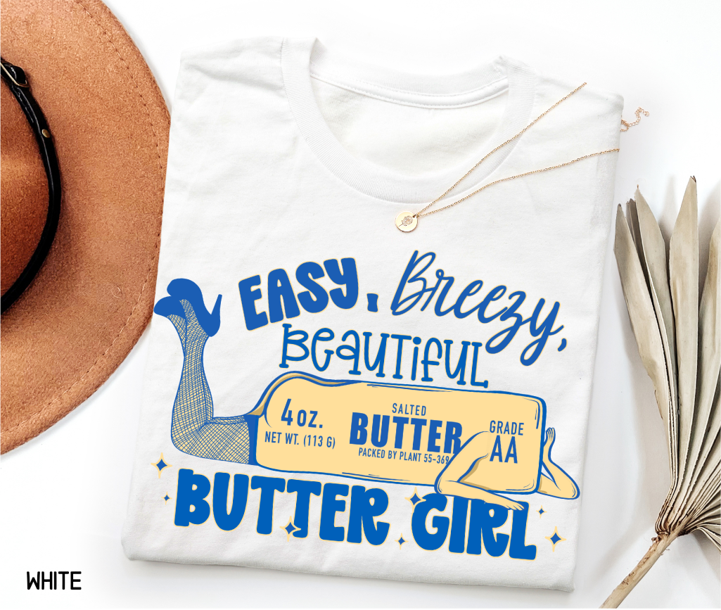 Butter Girl Adult T-shirt