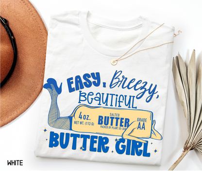 Butter Girl Adult T-shirt