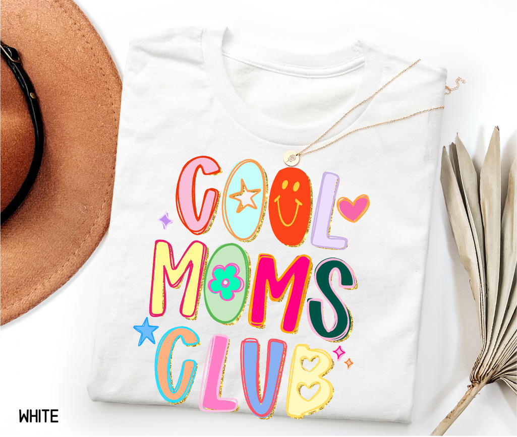Cool Moms Club Adult T-shirt
