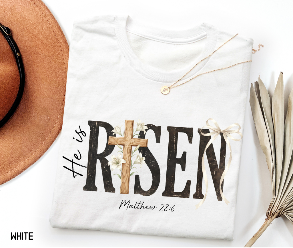 He Is Risen Adult T-shirt