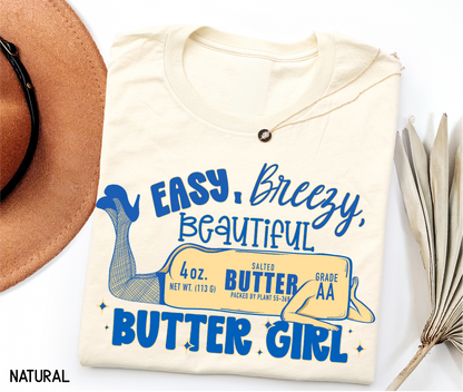 Butter Girl Adult T-shirt