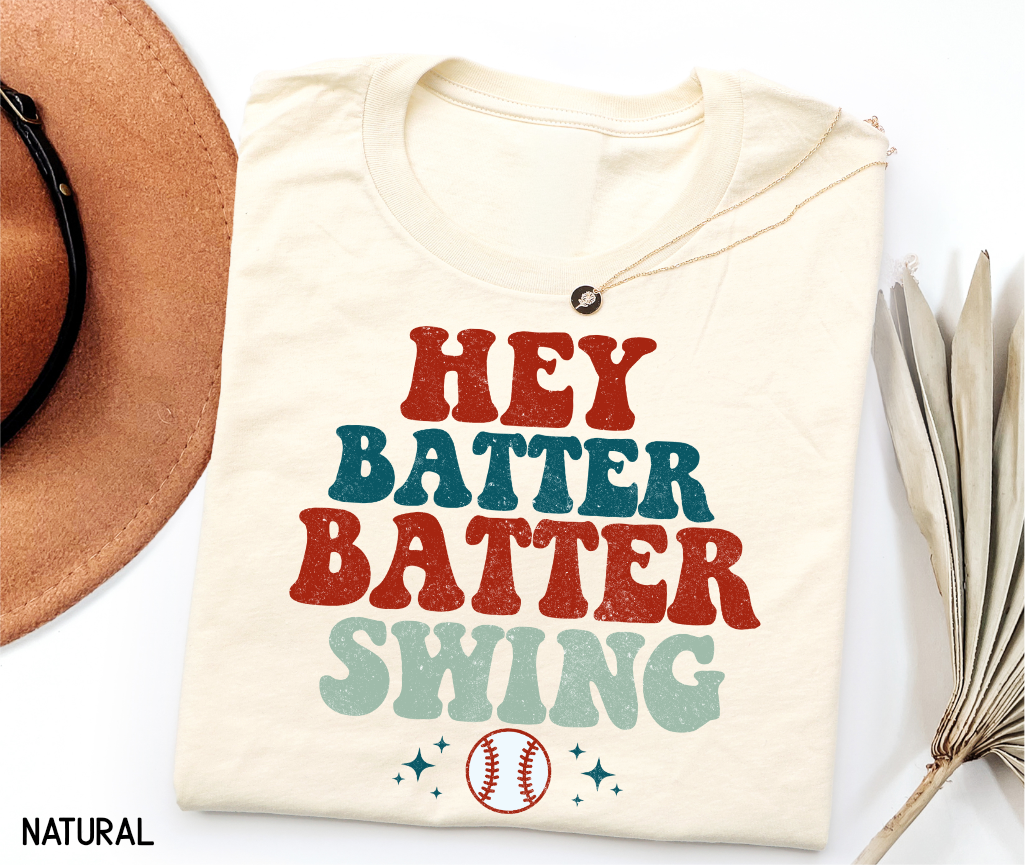 Hey Batter Batter Swing Adult T-shirt