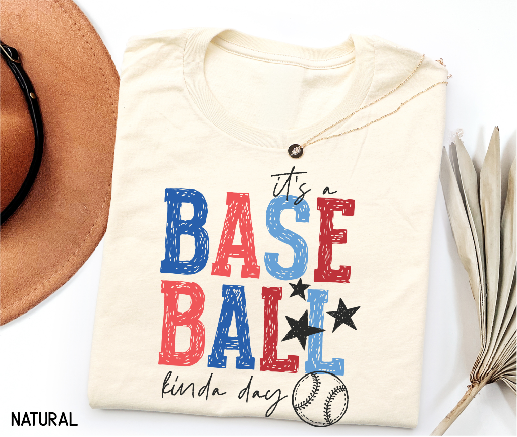 It's a Baseball Kinda Day Adult T-shirt