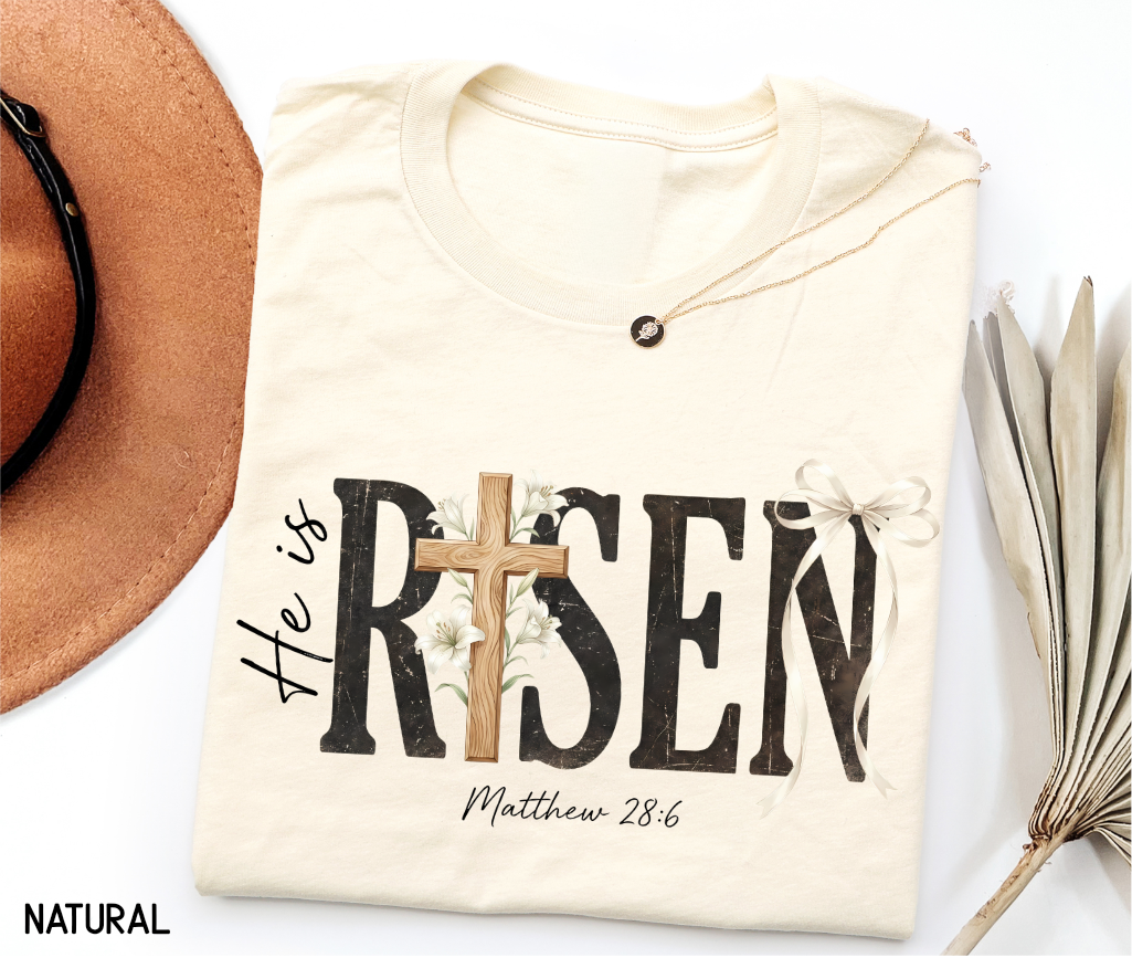 He Is Risen Adult T-shirt