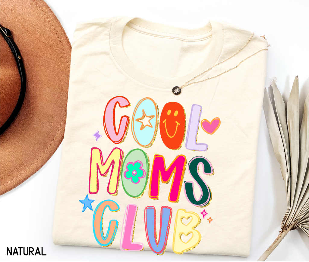 Cool Moms Club Adult T-shirt