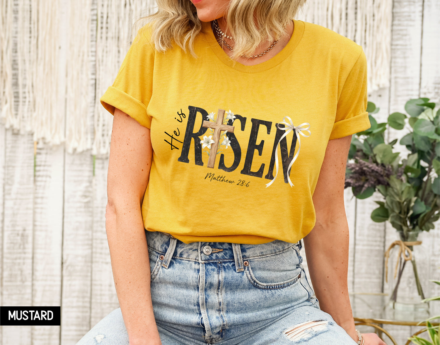 He Is Risen Adult T-shirt