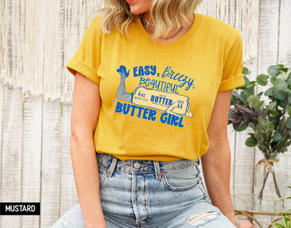 Butter Girl Adult T-shirt