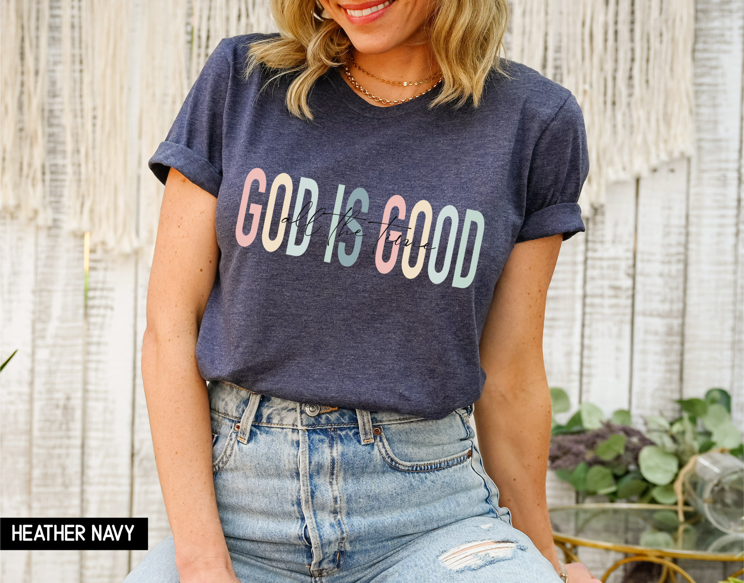 God Is Good Adult T-shirt