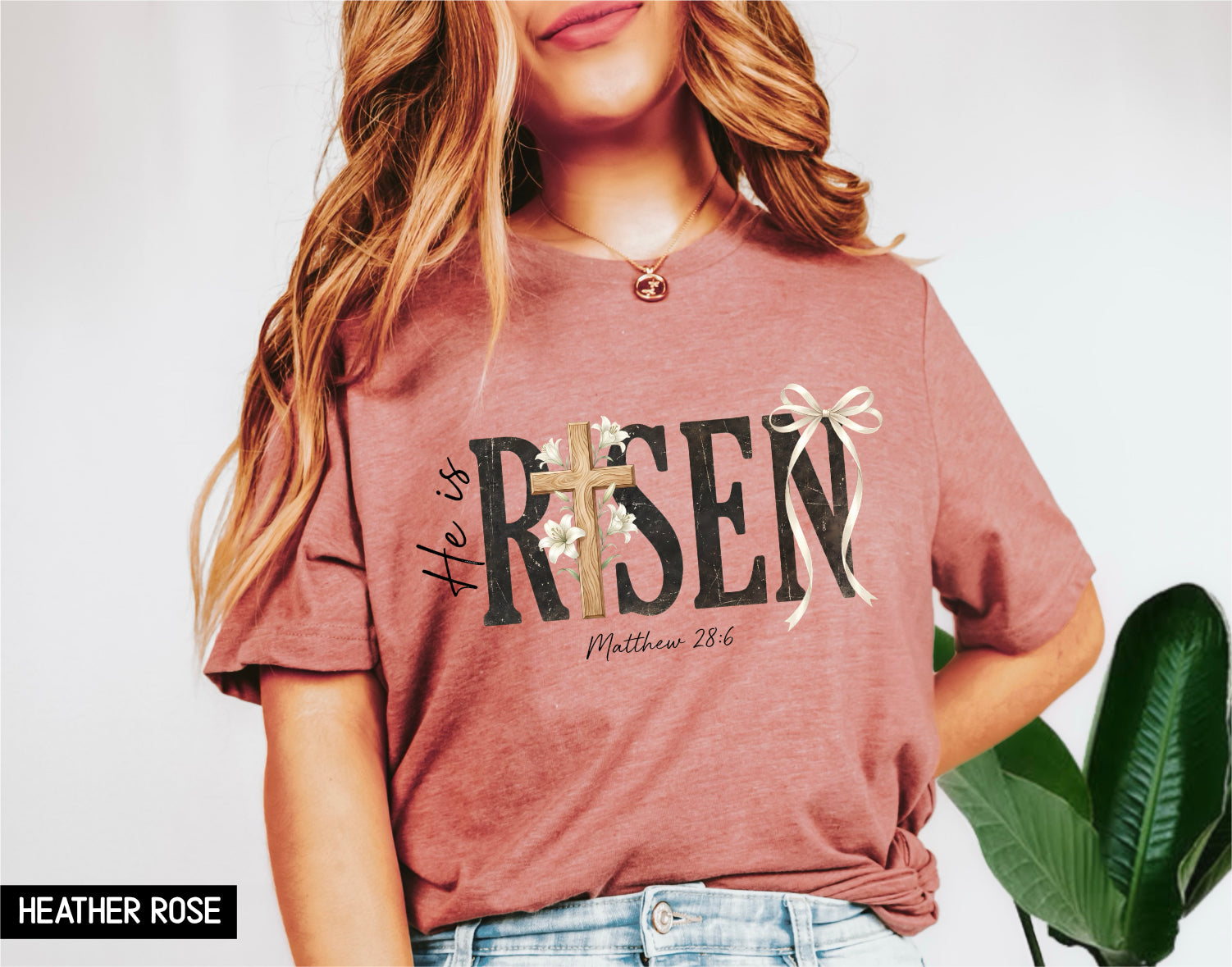 He Is Risen Adult T-shirt