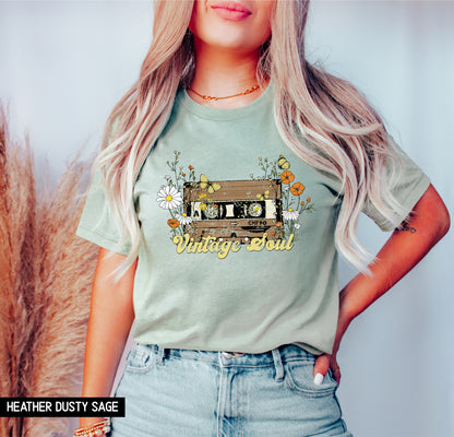 Vintage Soul Adult T-shirt