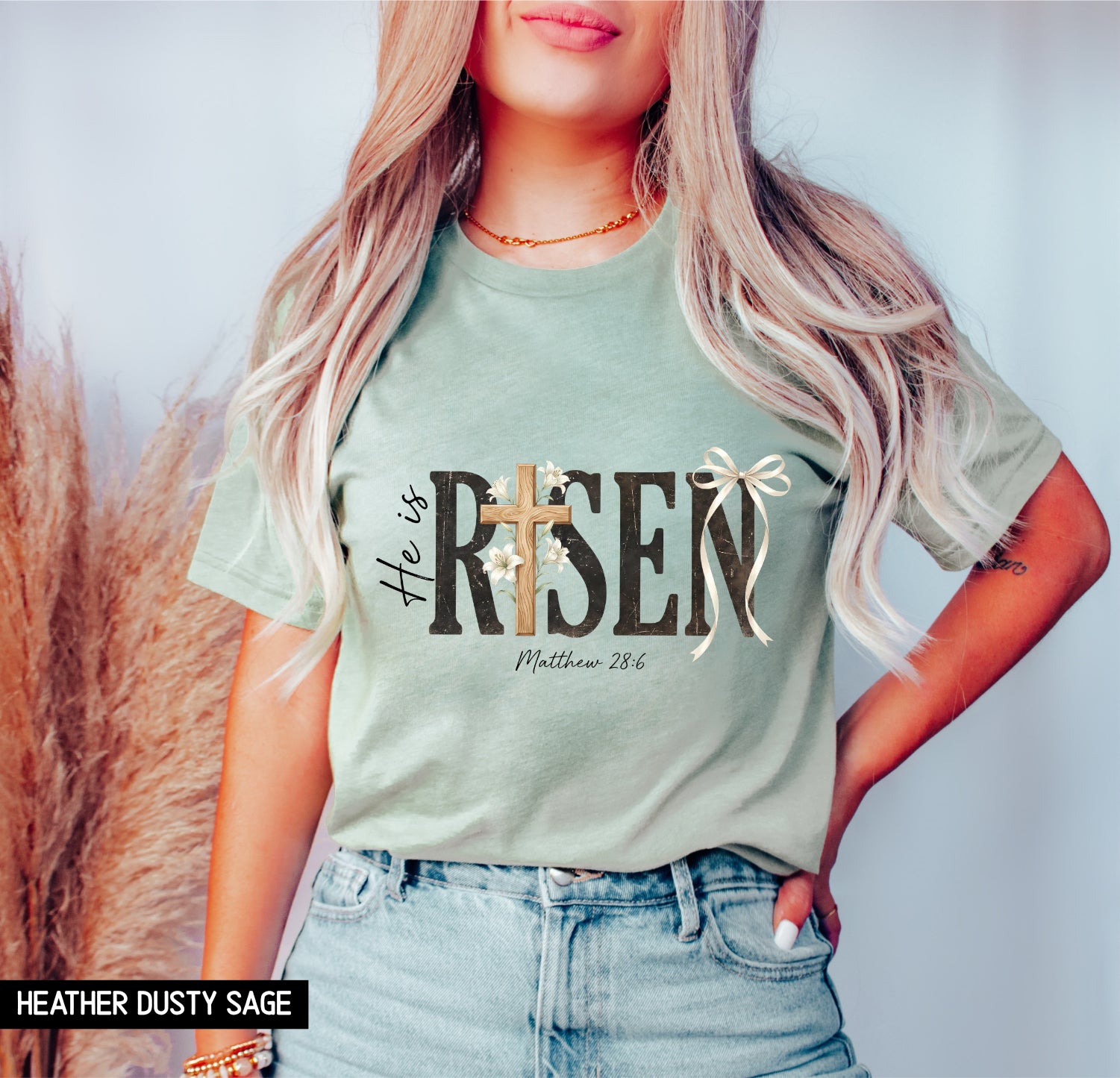 He Is Risen Adult T-shirt