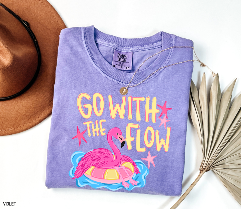 Go With The Flow Comfort Colors T-Shirt