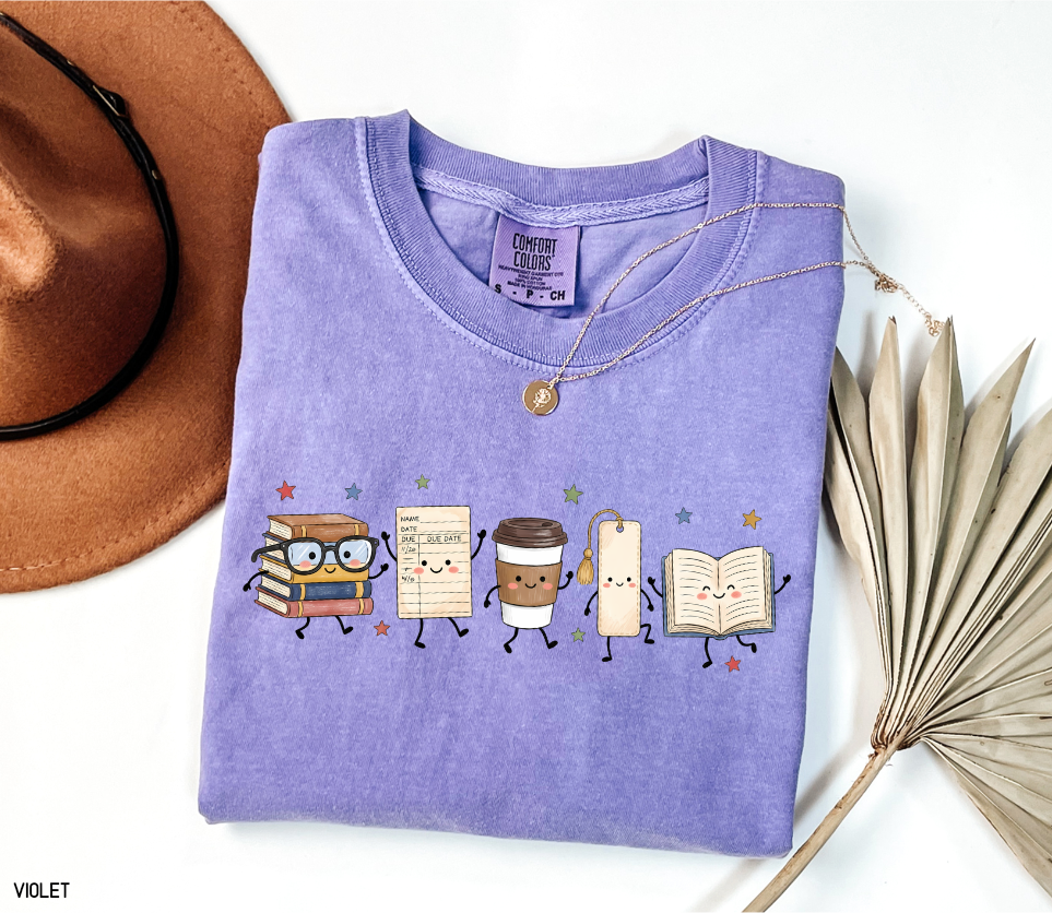 Book Lovers Adult Comfort Colors T-Shirt