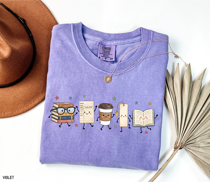 Book Lovers Adult Comfort Colors T-Shirt