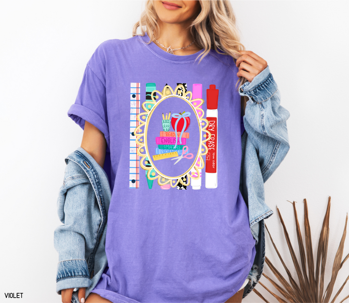 Teacher Subjects Comfort Colors T-Shirt