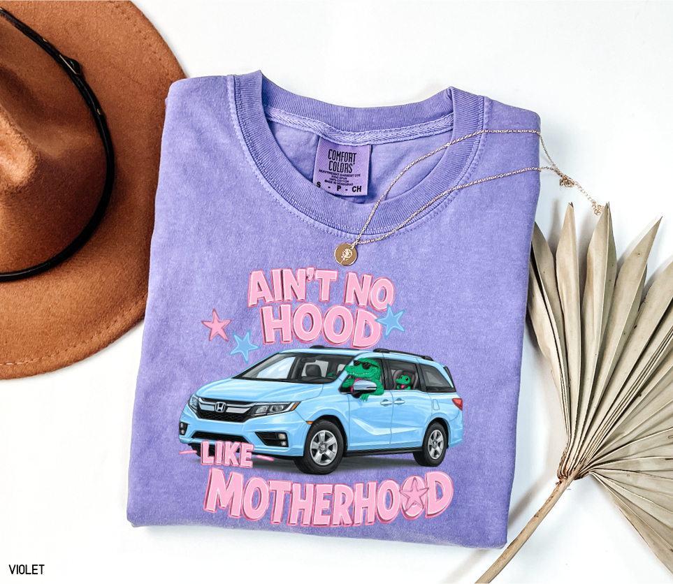 Ain't No Hood Like Motherhood Adult Comfort Colors T-shirt