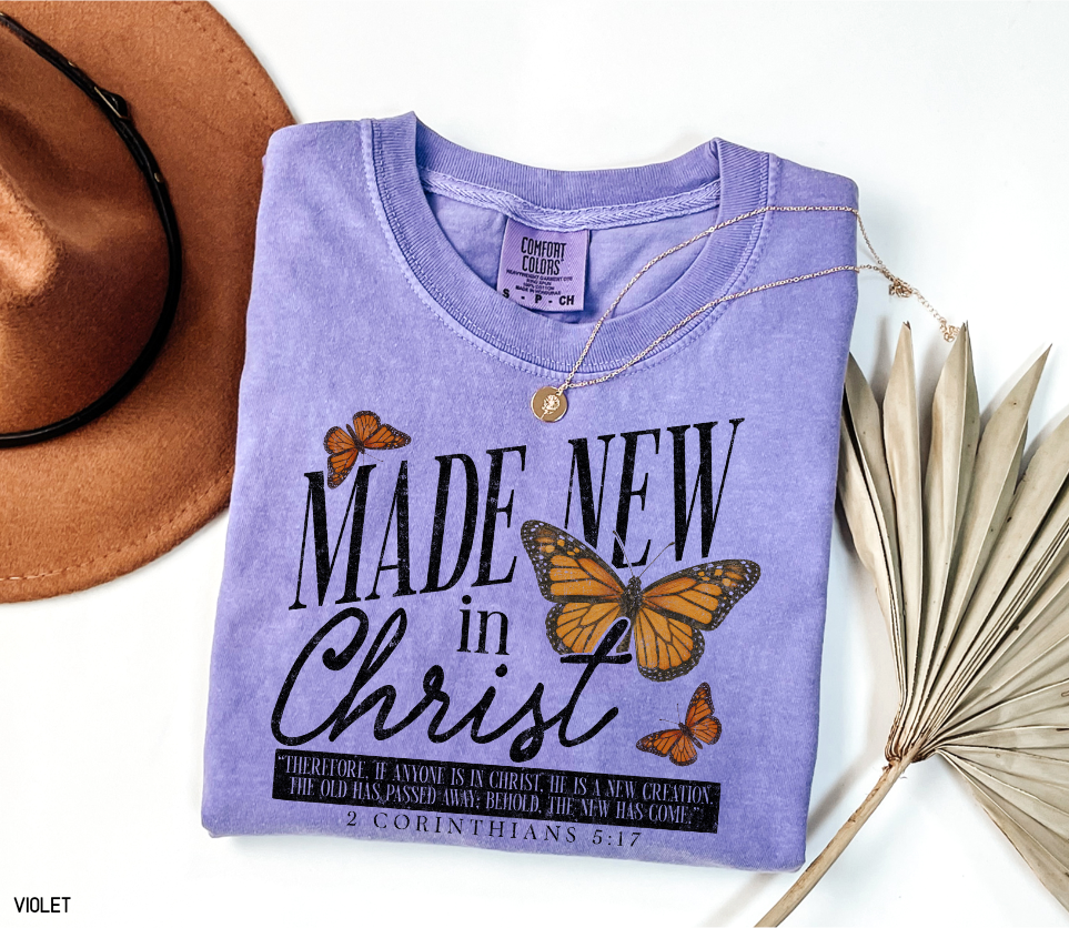 Made New in Christ Adult Comfort Colors T-Shirt