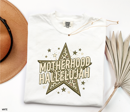 Motherhood Hallelujah Adult Comfort Colors T-Shirt