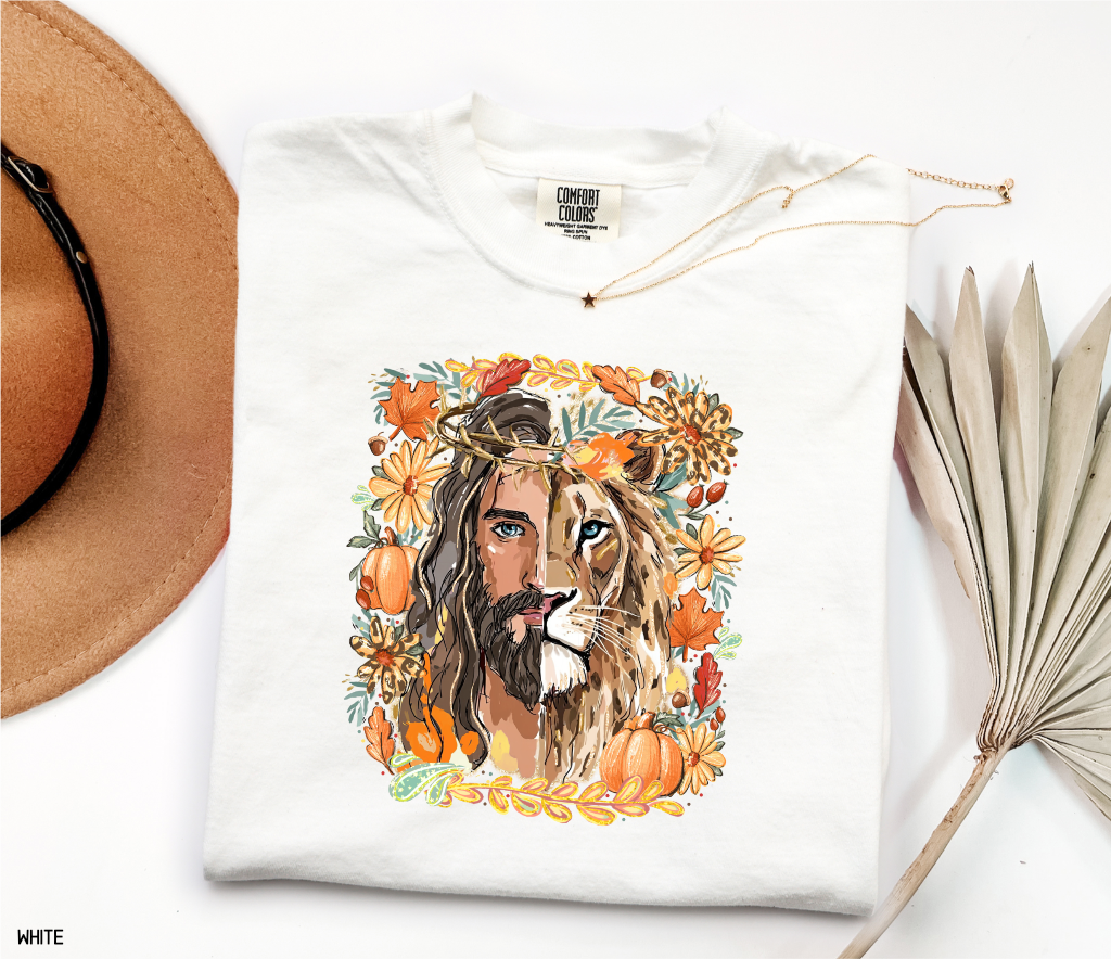 Jesus Lion of Judah Adult Comfort Colors T-shirt