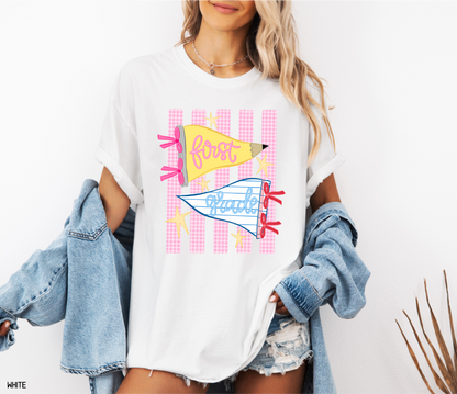 Pennant Grade Level Teacher Comfort Colors T-Shirt