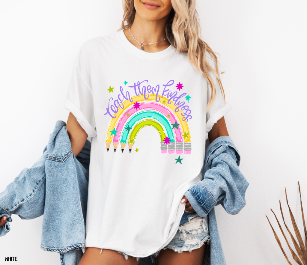 Teach Them Kindness Adult Comfort Colors T-Shirt