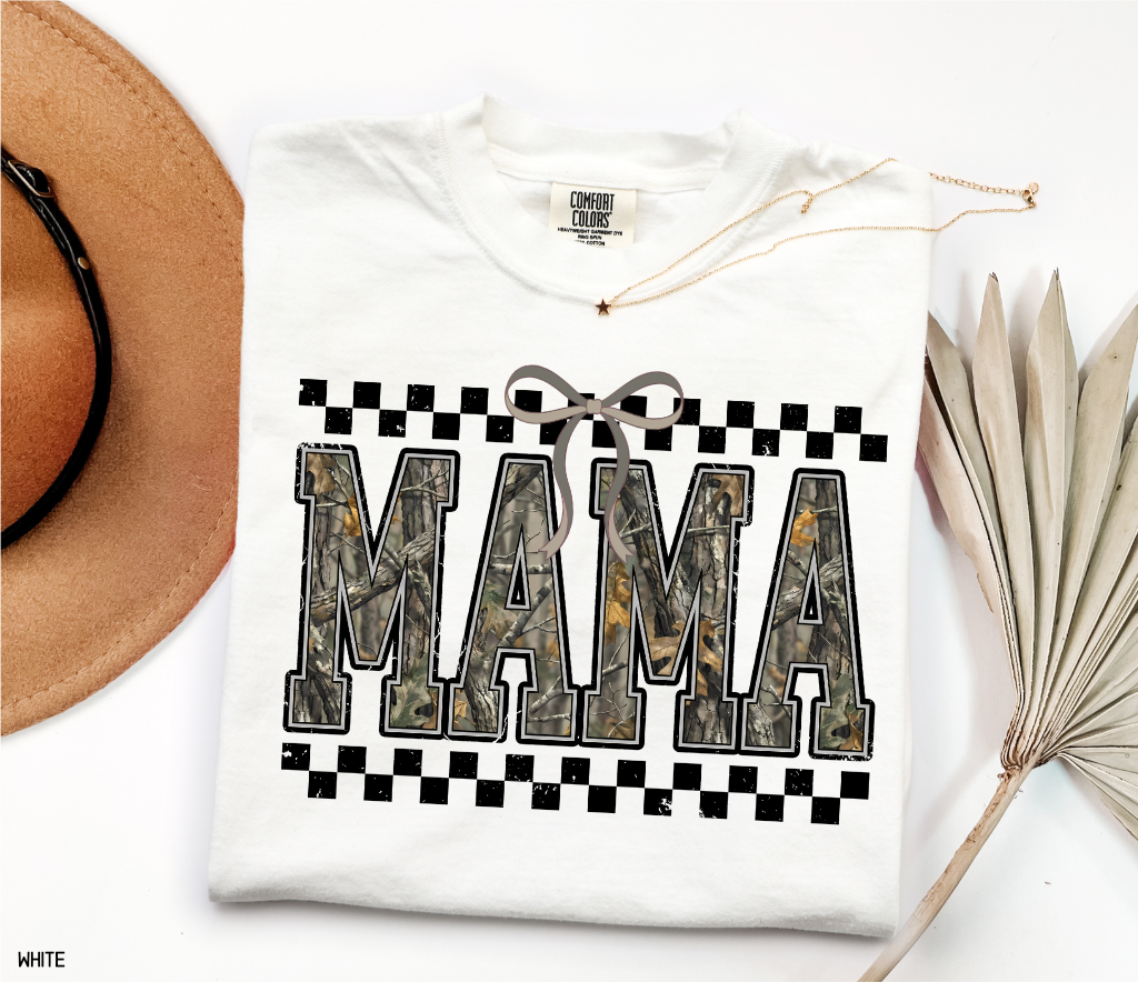 Mama Camo Comfort Colors T-Shirt