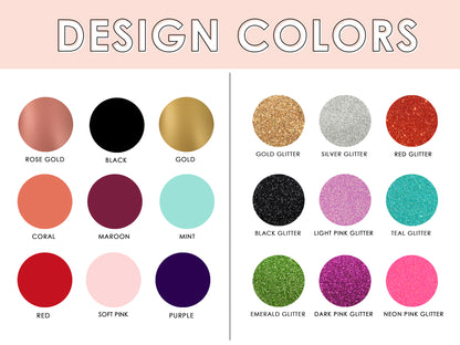 Personalized Glitter Heart Kids Sweatshirt